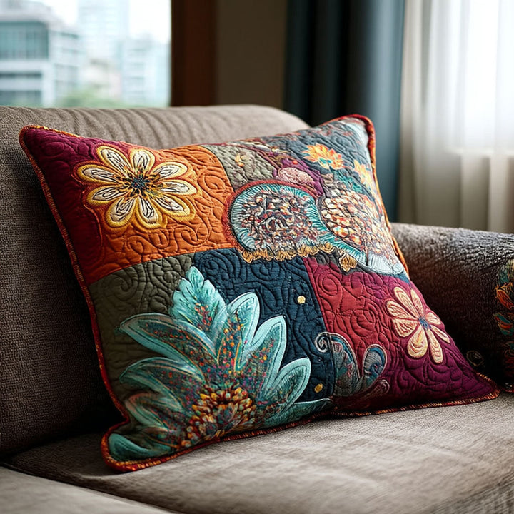 Housse de coussin — Murmures bohèmes