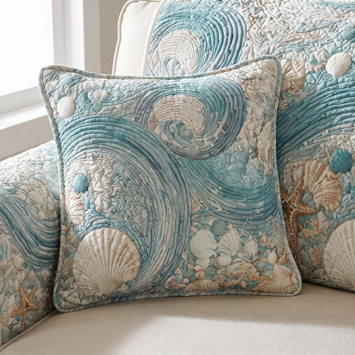 Housse de coussin — Harmonie du littoral