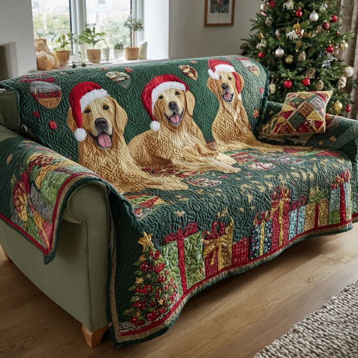 Housse de canapé — Chien en fête