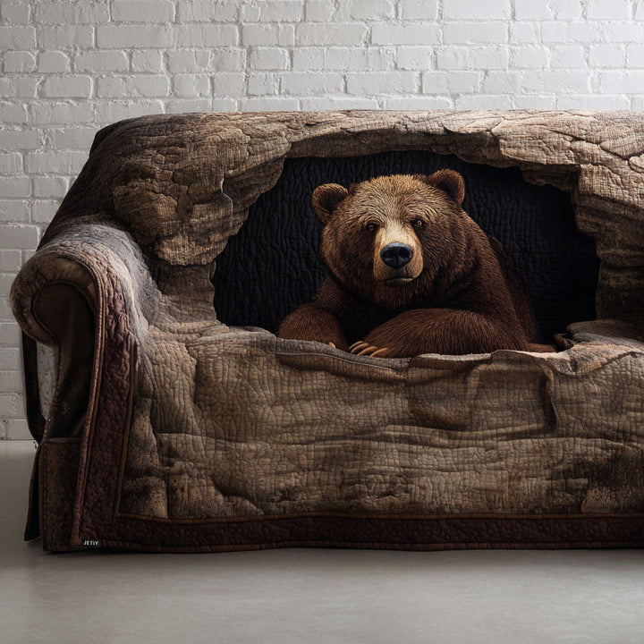Housse de canapé — Le repos du grizzly