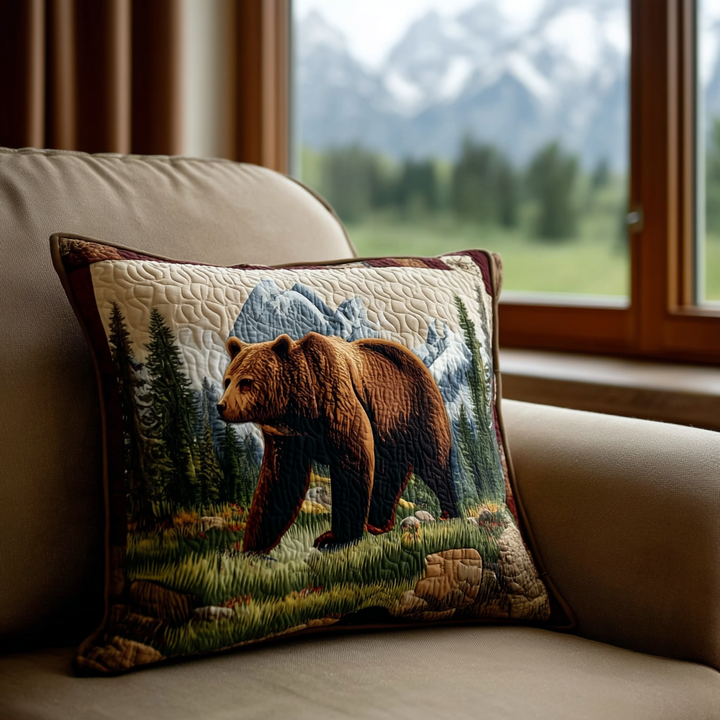 Housse de coussin — Sentier de montagne