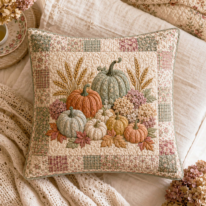 Housse de coussin — La saison des citrouilles