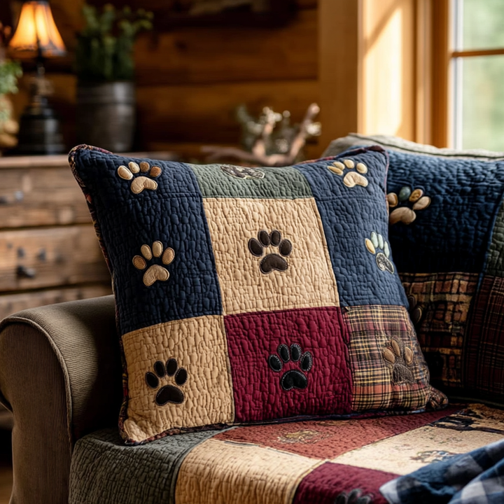 Housse de coussin — Pattes rustiques