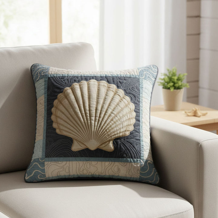 Housse de coussin — Sérénité en bord de mer