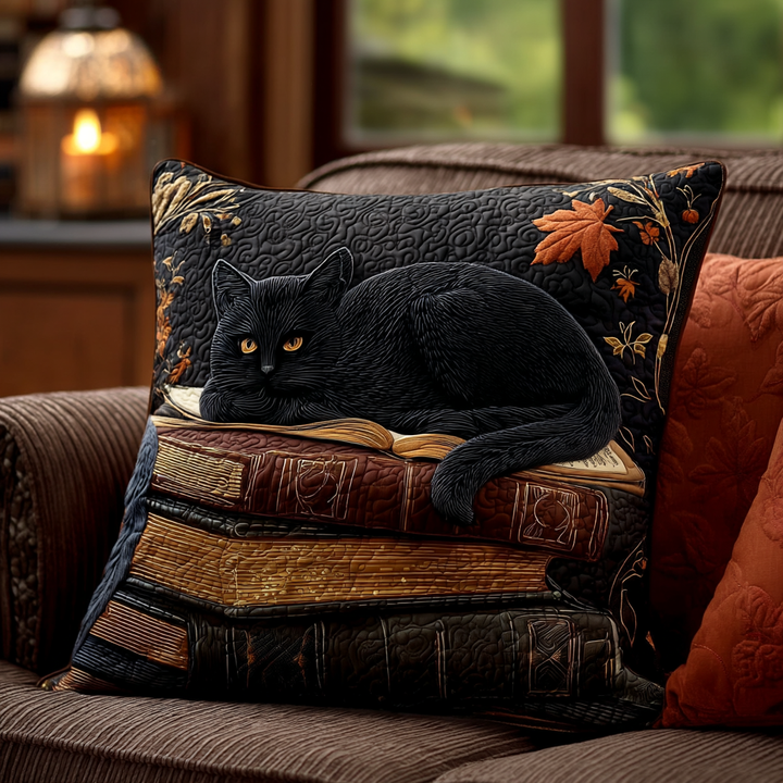 Housse de coussin — Moustaches dorées